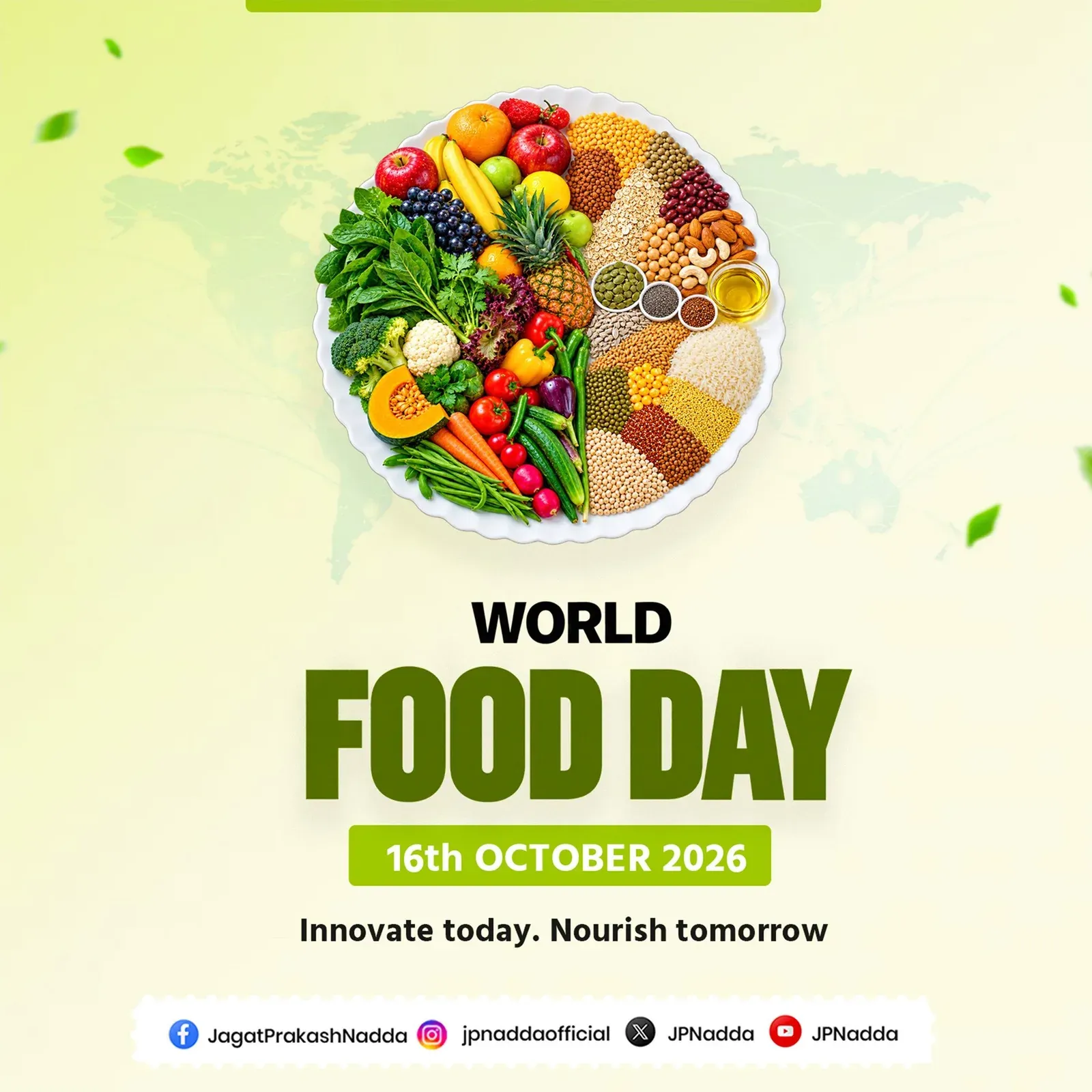 Nadda marks World Food Day, backs Eat Right India push