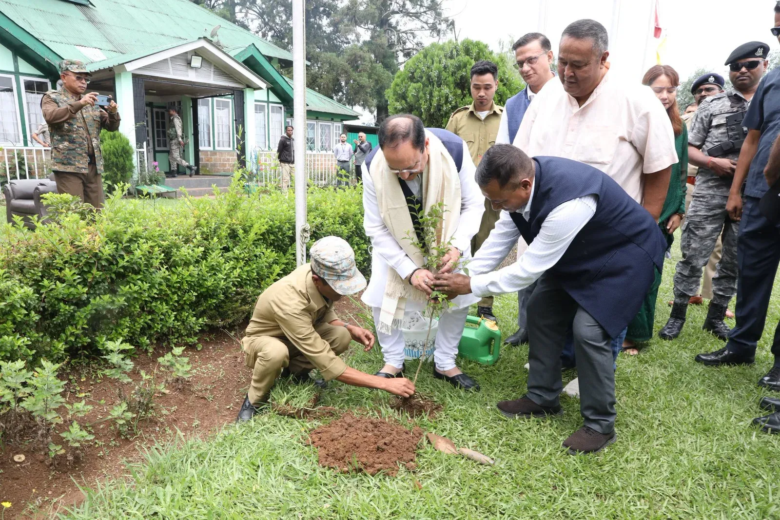 Nadda Plants Saplings in Shillong on World Environment Day