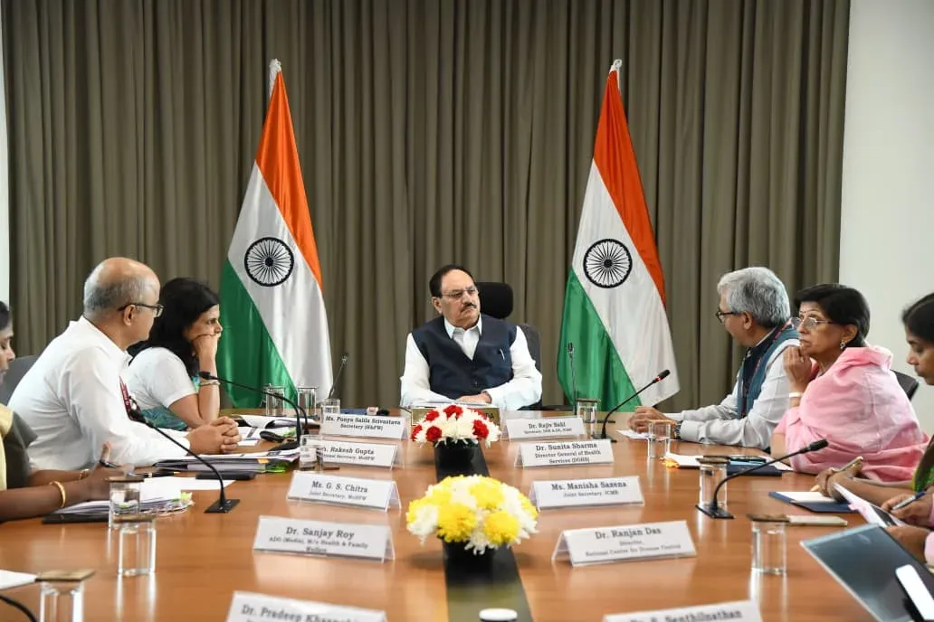 Nadda Reviews India's Ebola Preparedness Amid Africa Outbreak