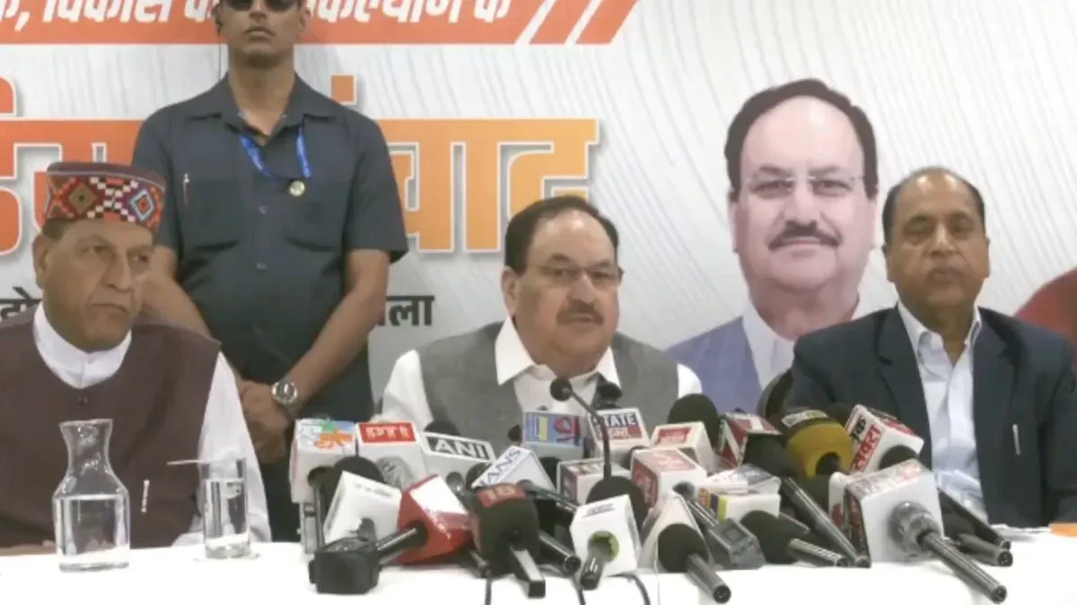 Nadda Slams Himachal Govt: 'No Governance, No Management'