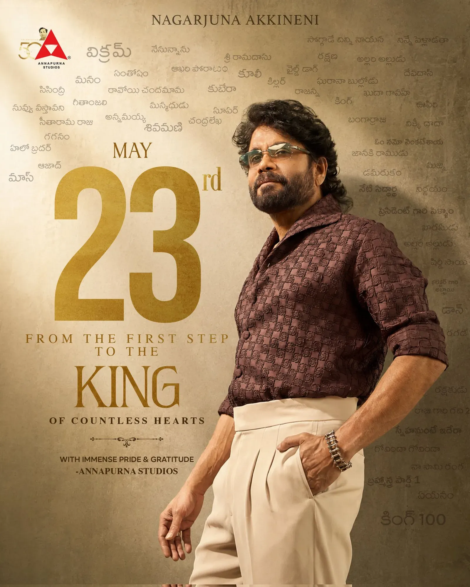 Nagarjuna marks 12 years of 'Manam' and the magic of May 23