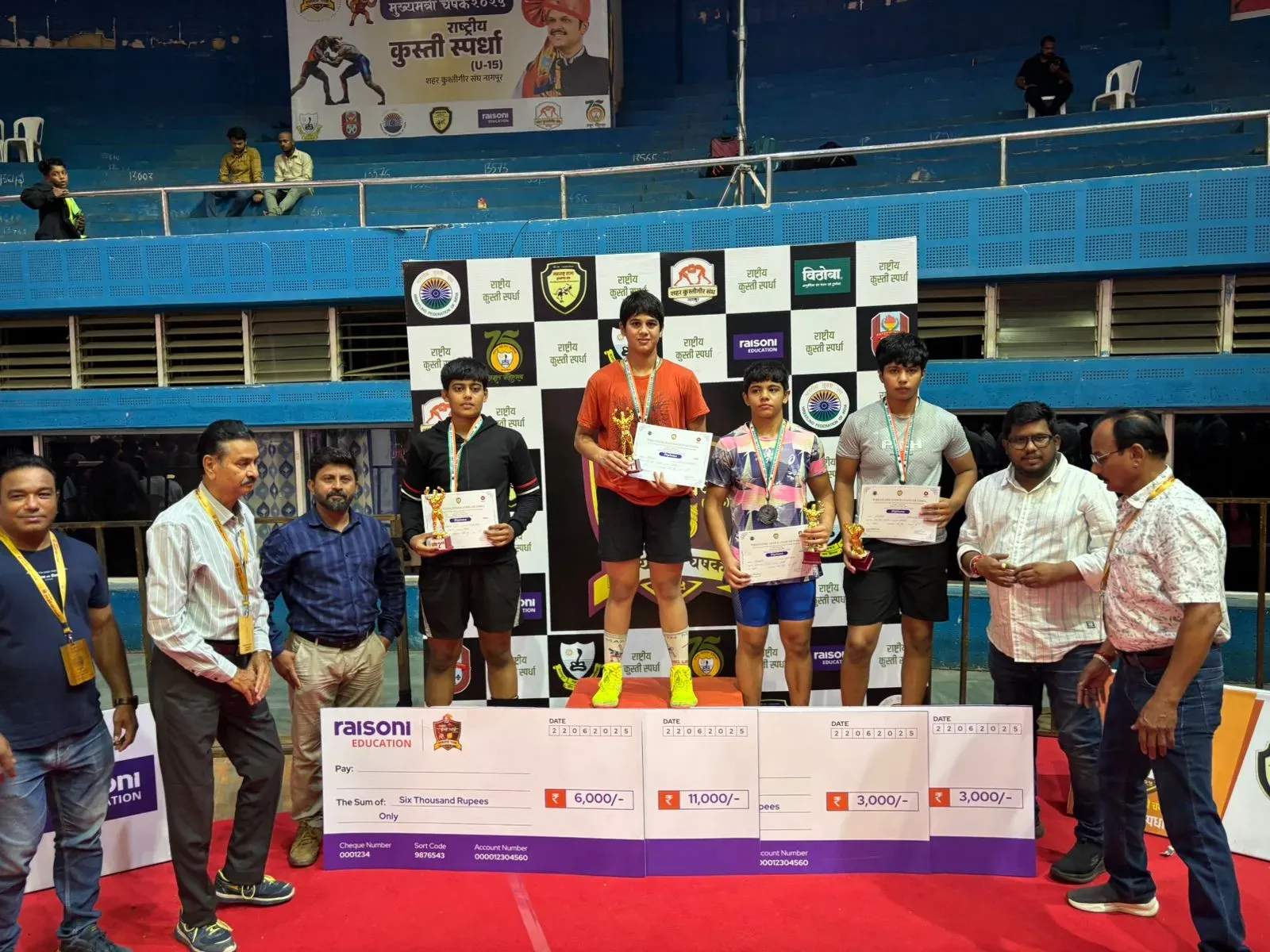 Did Nagpur Successfully Host the U-15 National Wrestling Championship with Over 50 Wrestlers Disqualified for Age Issues?