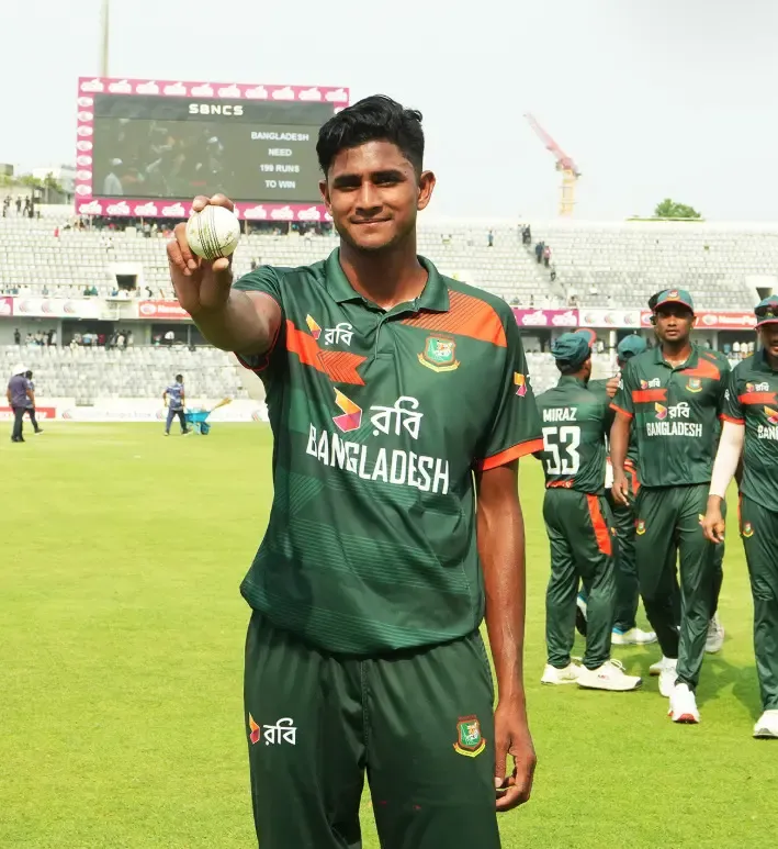 नाहिद राणा ने दिखाया जादू, बांग्लादेश के खिलाफ न्यूजीलैंड टीम 198 रन पर ढेर