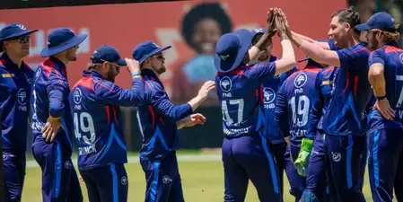 नामीबिया ने टी20 विश्व कप 2026 के लिए क्वालीफाई किया 