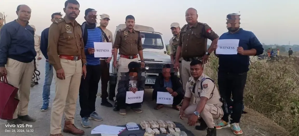 Assam Police Intercepts Drug Smuggling, Rs 15 Crore Narcotics Seized with Two Arrested