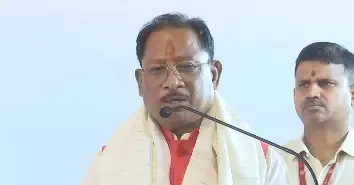 सीएम साय ने नर्मदा कुंड मंदिर में हनुमान जन्मोत्सव समारोह में भाग लिया