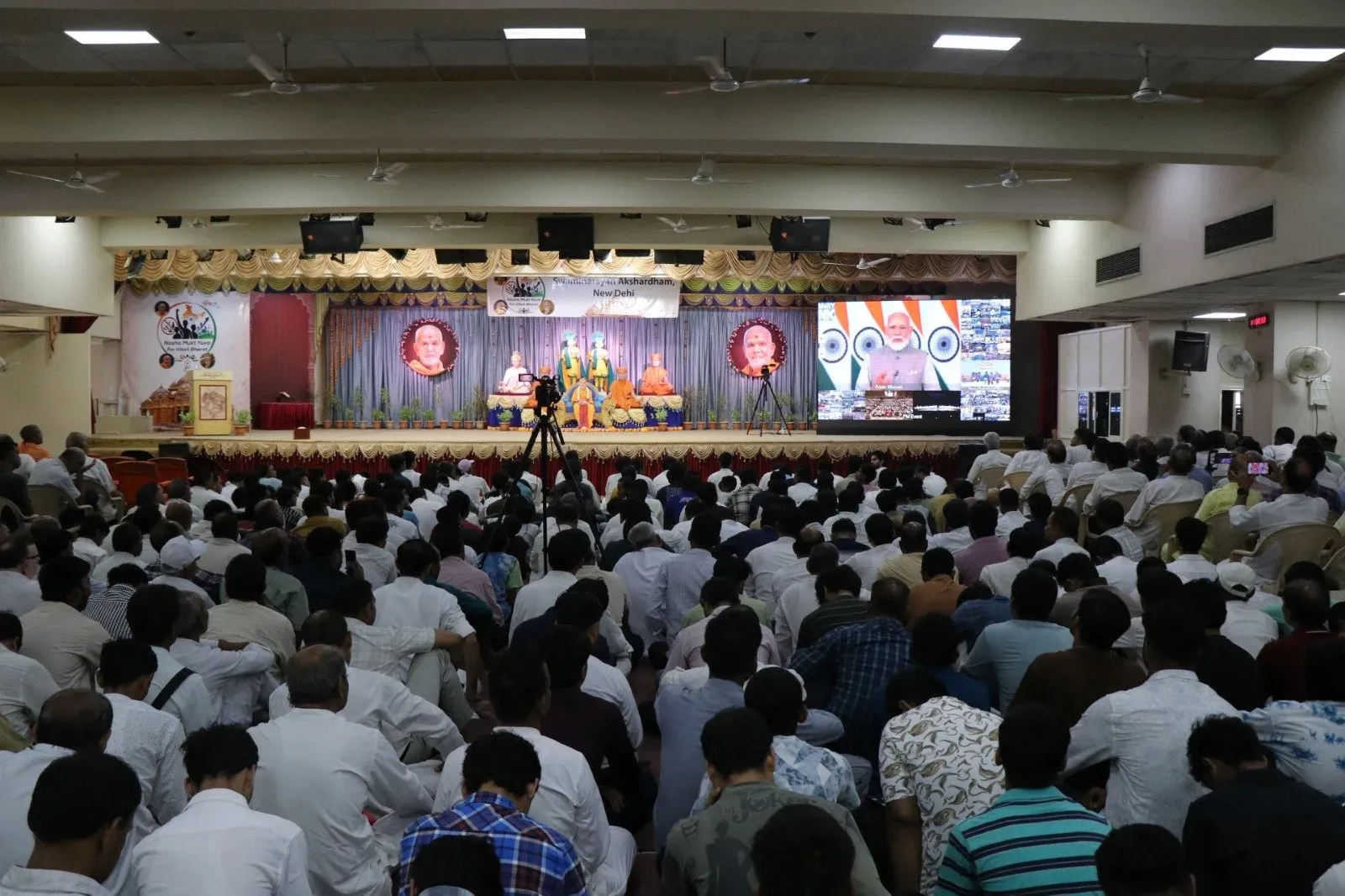 Nasha-Mukt Yuva: PM Modi addresses thousands at Akshardham de-addiction drive