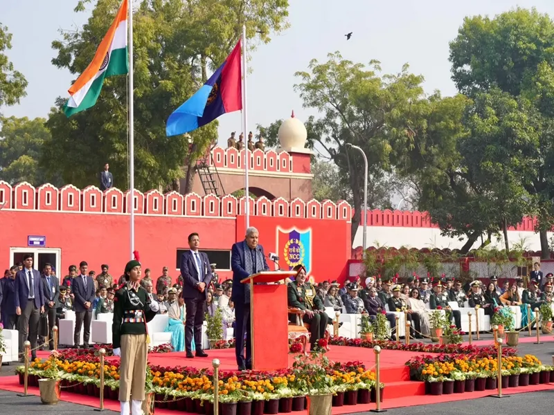 Vice President Dhankhar Emphasizes a Nation-First Ethos to NCC Cadets