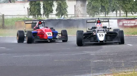 How did Ishaan Madesh and Sai Shiva Sankaran become champions in the National Car Racing Championship?
