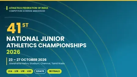 National Junior Athletics 2026: Abinaya, Neil Samraj set 100m national records in Chennai