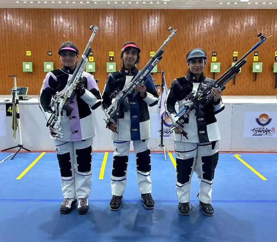 Did Anish Bhanwala Achieve a Double Victory? Narmada Triumphs in Air Rifle!