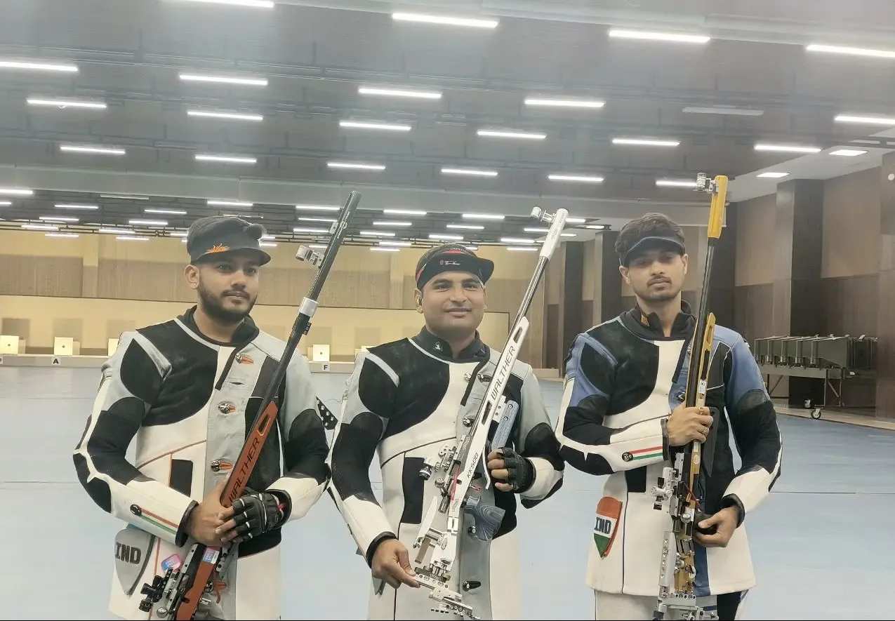 National Shooting Championships: Kiran Ankush Jadhav Defeats Olympians to Secure Men's 3P Title