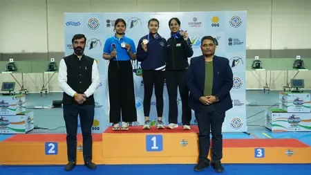 How did Ameerah Arshad secure victory in the 10m Air Rifle Women final? Zuhair Khan claims men’s trap gold