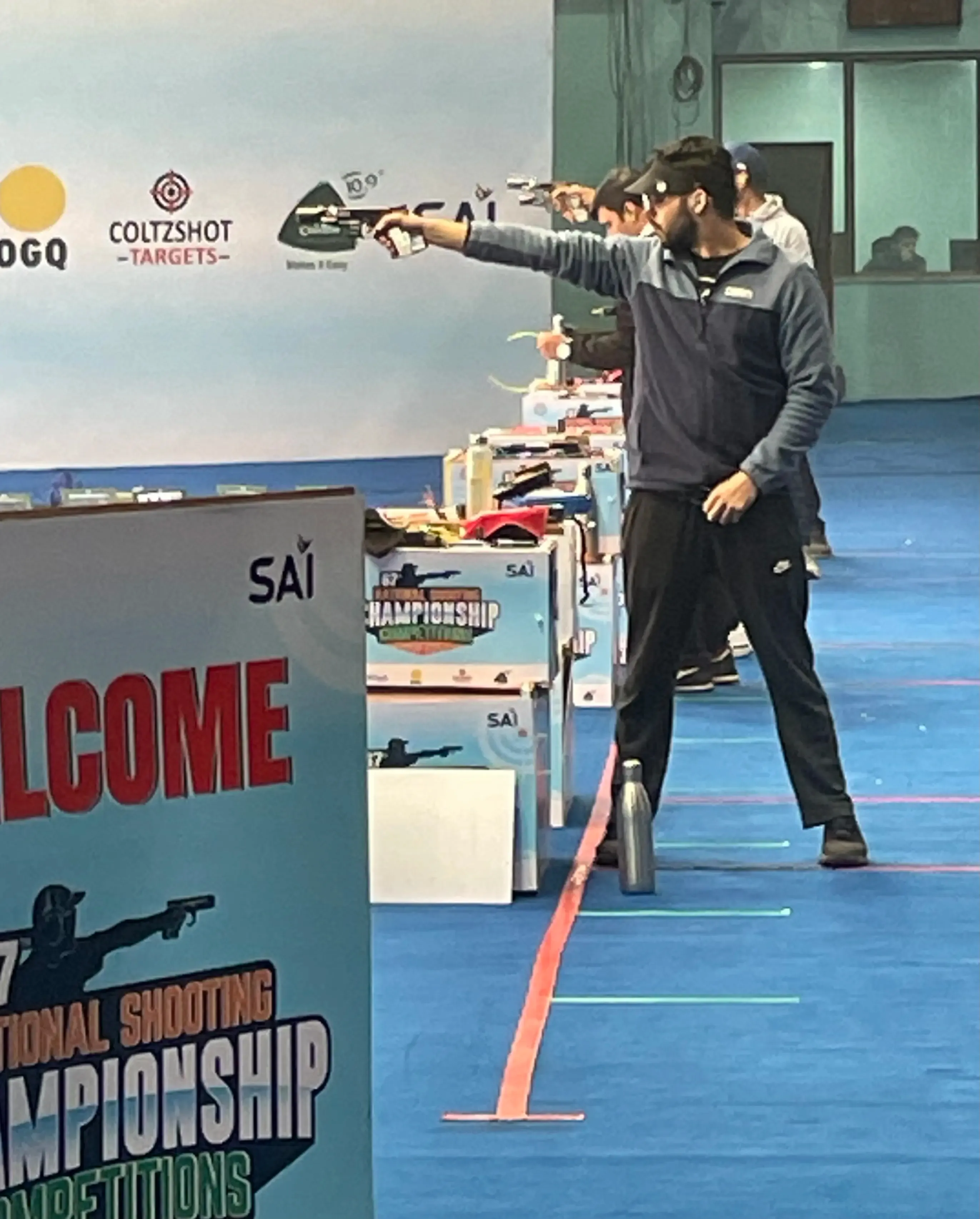 Vijayveer Sidhu Triumphs Over Fellow Olympians to Secure National Title in Men's 25m Rapid Fire Pistol