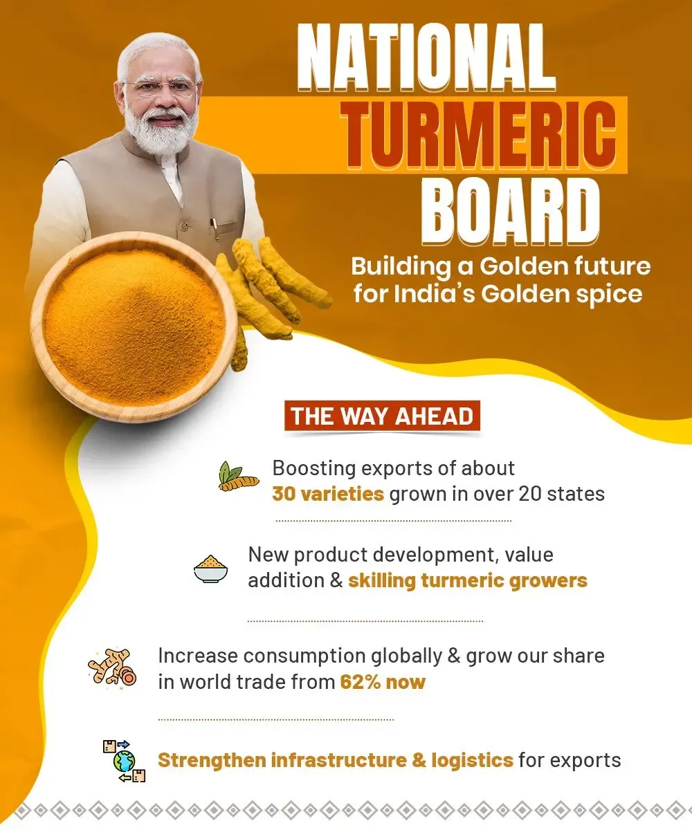 PM Modi: National Turmeric Board to Enhance Innovation and Global Outreach