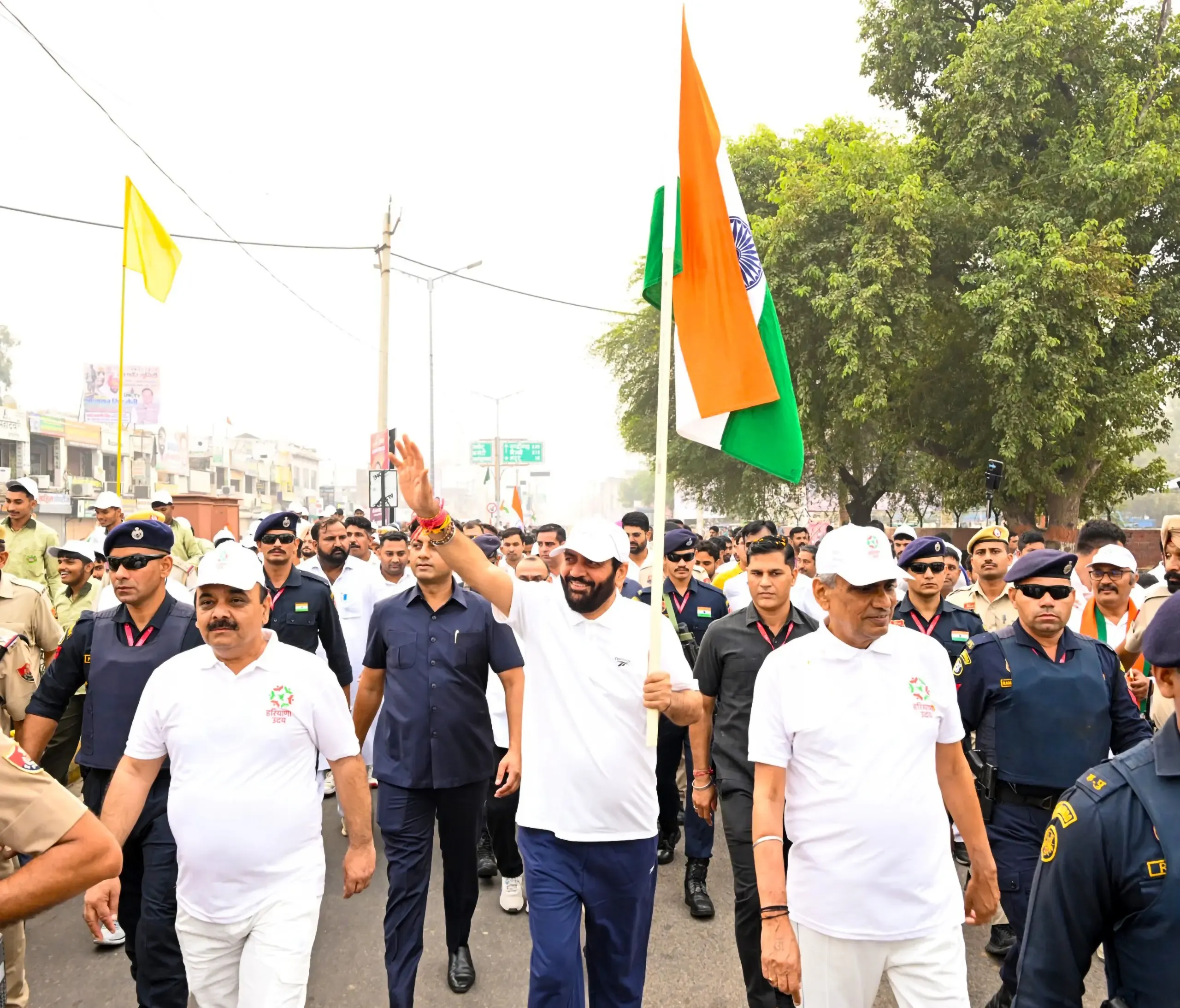 How was National Unity Day Celebrated with Enthusiasm in Haryana?