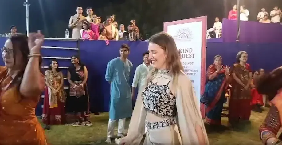 Navratri 2026: Delegates from 30 nations join Garba at Vadodara's Laxmi Vilas Palace