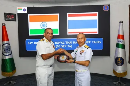 India-Thailand Navy Staff Talks 2026: Capacity building, training reaffirmed