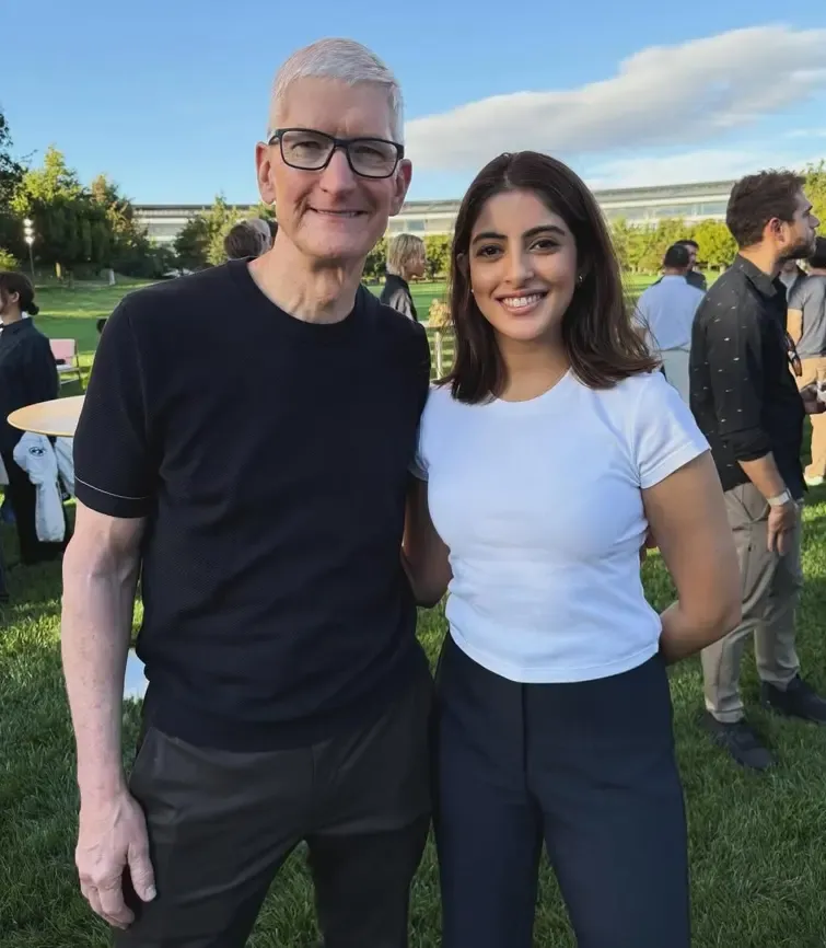 Did Navya Naveli and Armaan Malik Really Chat with Apple CEO Tim Cook?