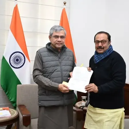 सांसद विवेक ठाकुर ने रेलवे मंत्री से की मुलाकात, क्षेत्र में रेल सुविधाओं के विस्तार पर चर्चा
