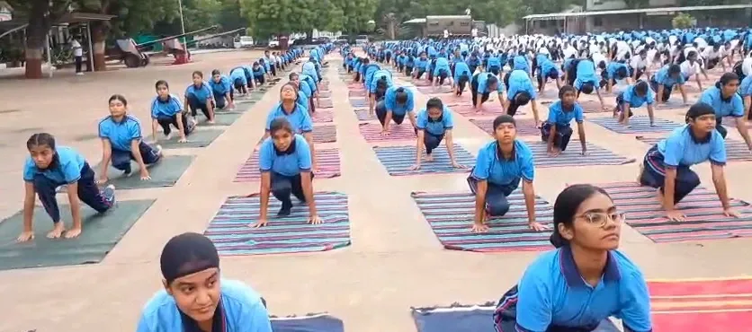 How Are NCC Cadets Conveying a Strong Message of Health and Environment Through Yoga?