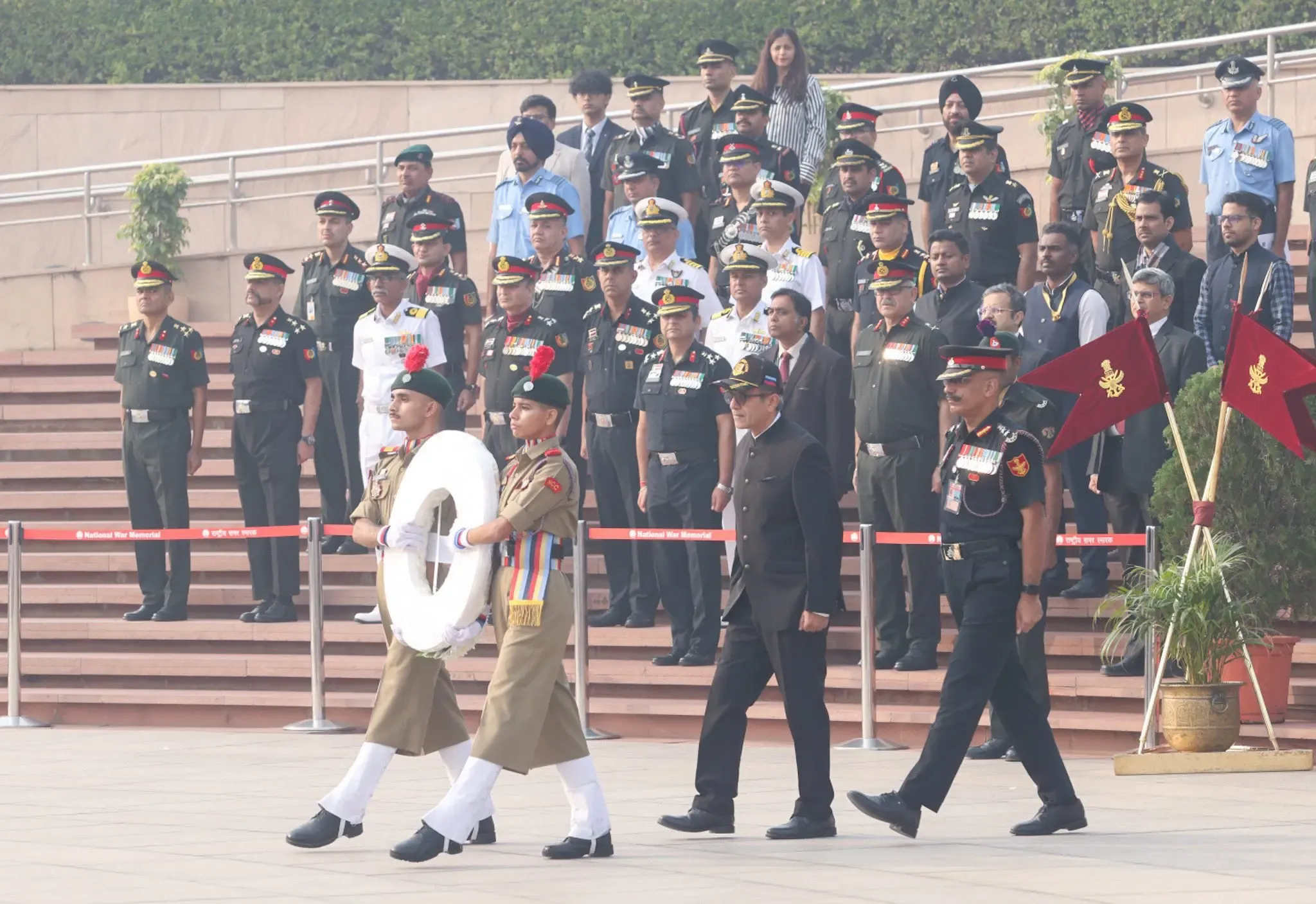क्या एनसीसी दिवस से पहले कैडेट्स ने शहीदों को नमन किया?