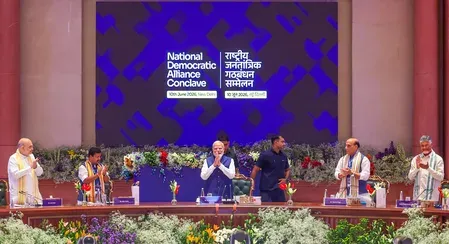 एनडीए कॉन्क्लेव में 'विकसित भारत' का संकल्प, मोदी के 12 वर्ष पूरे होने पर नेताओं ने बताया ऐतिहासिक