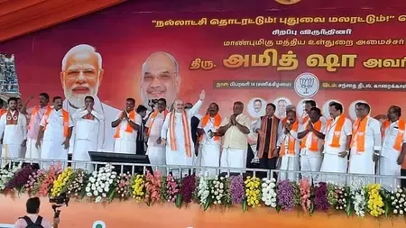 How Has the NDA Government Fostered Political Stability and Combat Corruption in Puducherry?