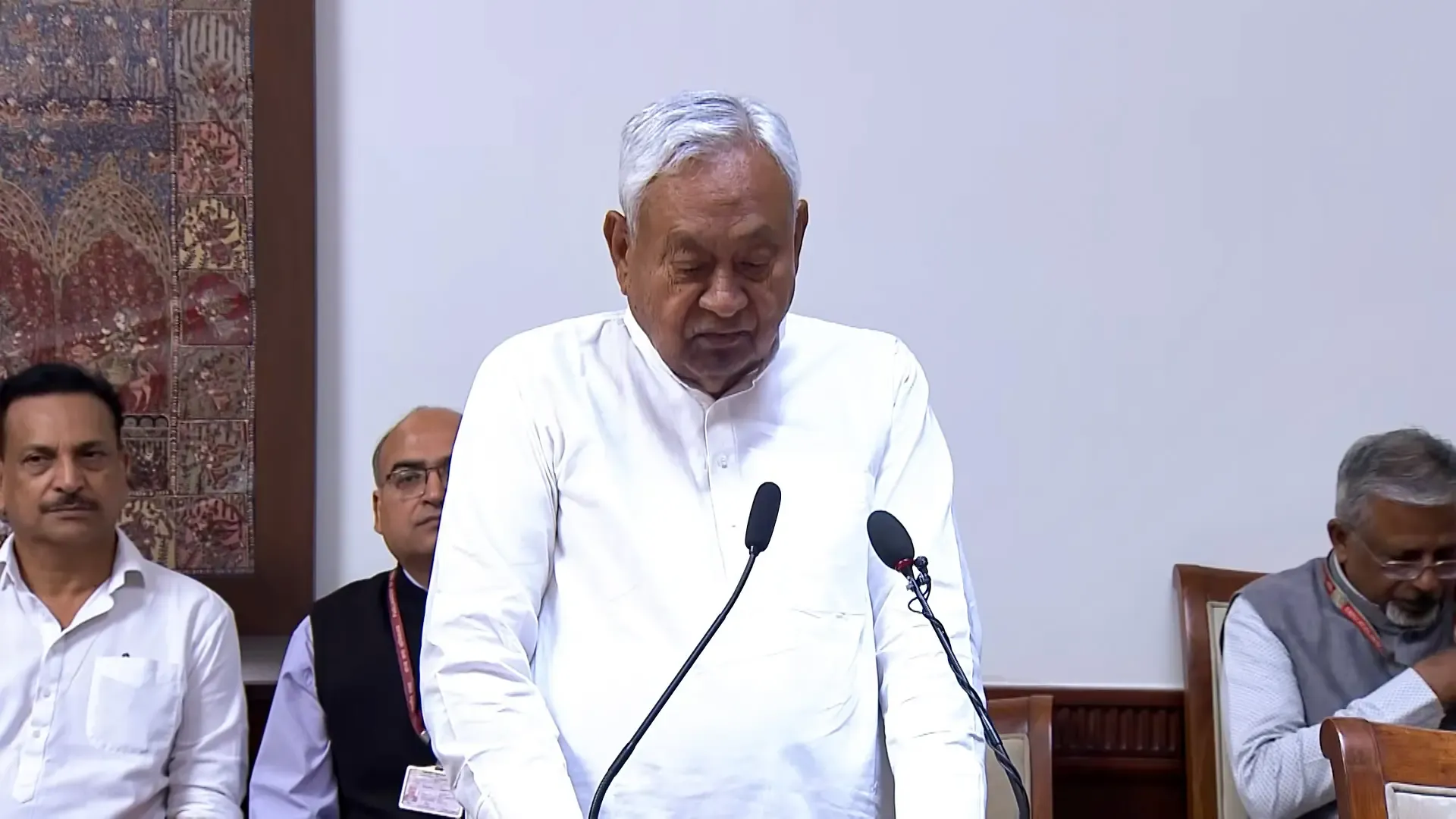 Political Turmoil as Nitish Kumar Enters Rajya Sabha Amidst Mixed Reactions