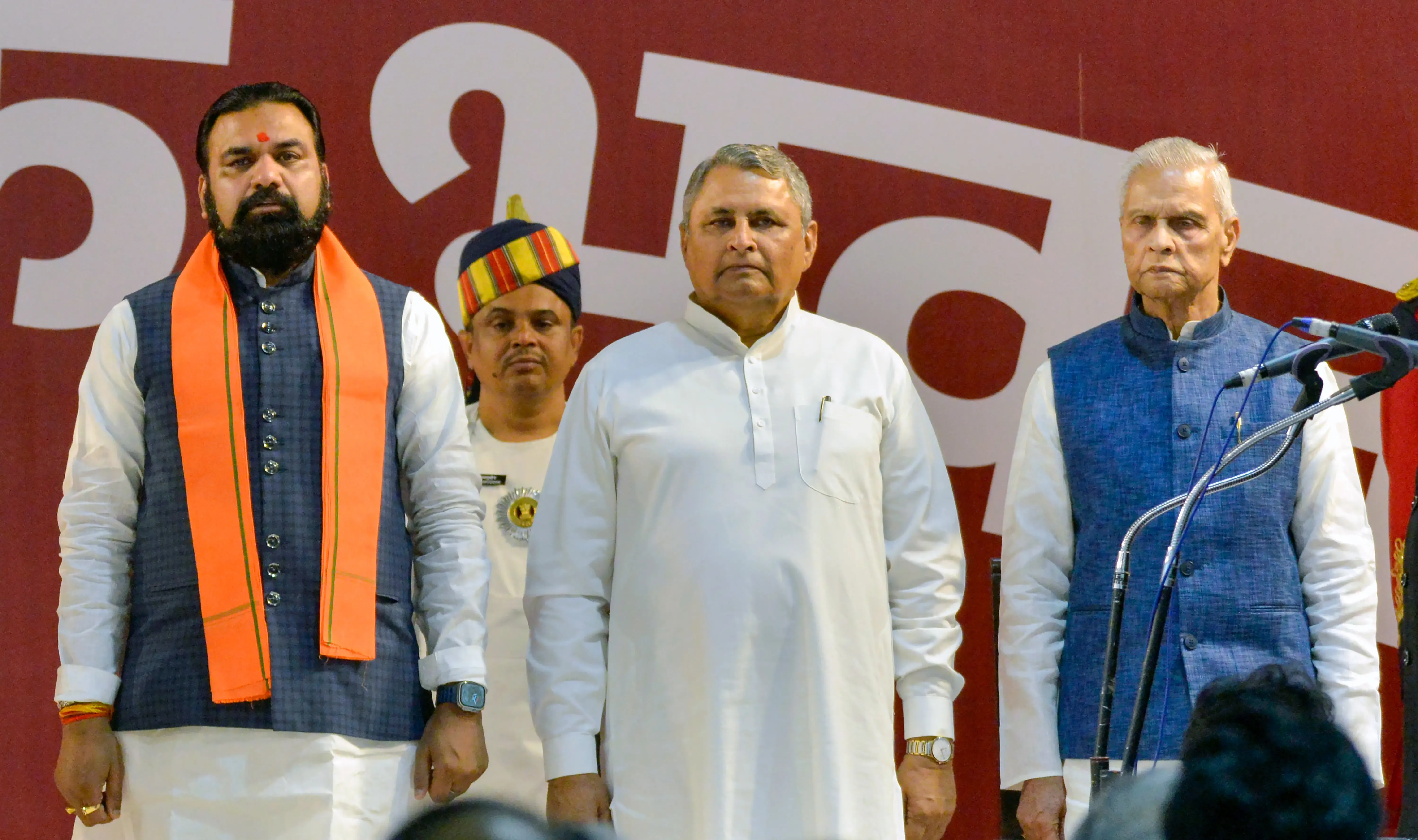 NDA Leaders Celebrate Samrat Choudhary's Swearing-in as Bihar CM