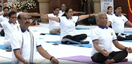 International Yoga Day 2025: NDA leaders credit PM Modi for yoga's global rise