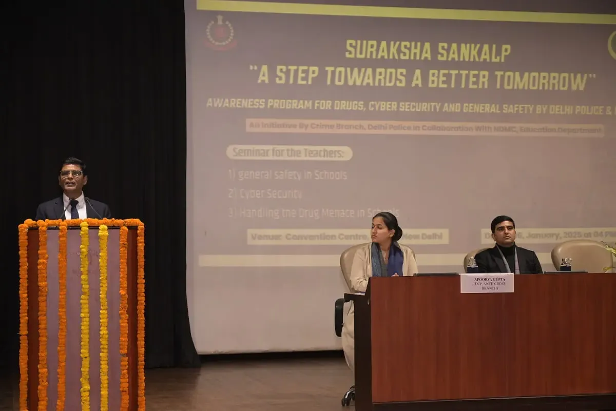 NDMC and Delhi Police Engage Educators on Drug Awareness and Hoax Call Dangers