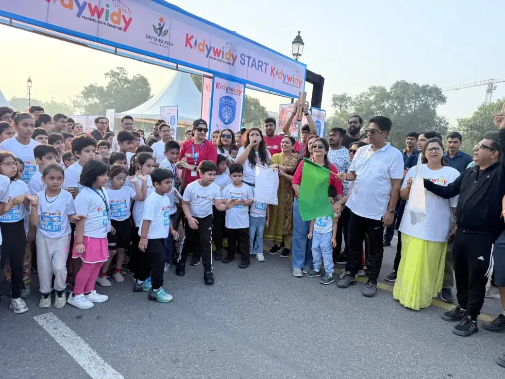 Did NDMC VC Kuljeet Chahal Kick Off Kids’ Marathon on Kartavya Path?
