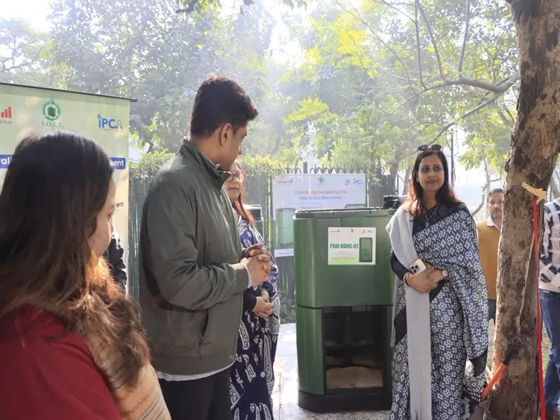Did NDMC Vice Chair Kuljeet Chahal Unveil New Wet-Waste Processing Bins?