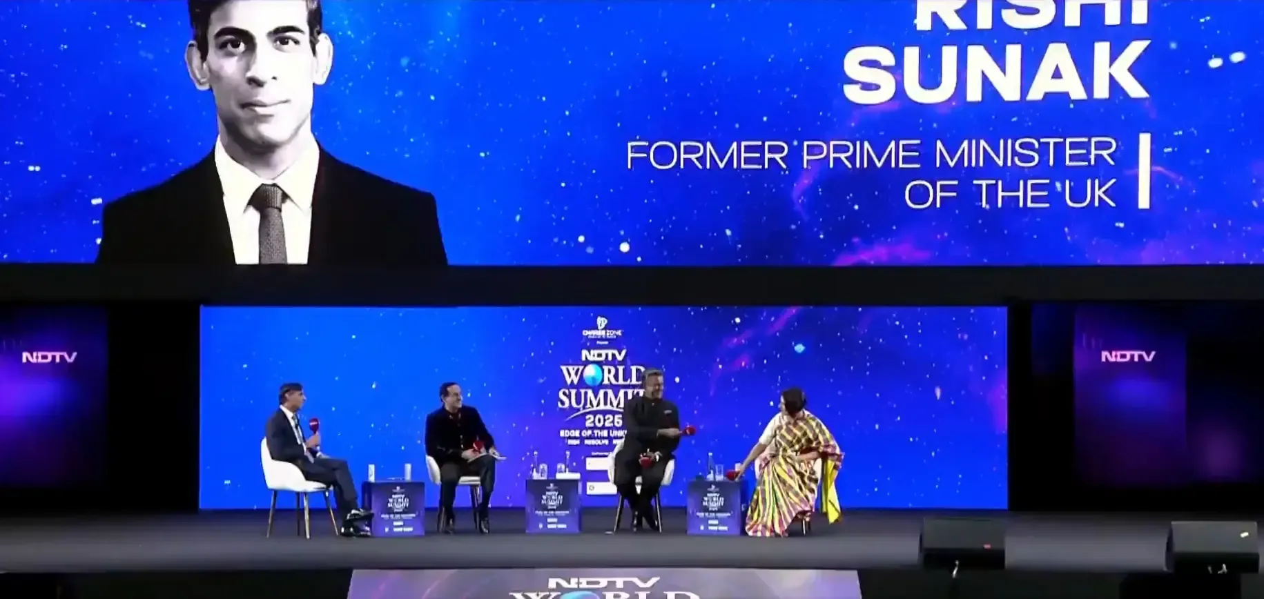 Does India’s Startup Surge Reflect PM Modi’s Vision? Rishi Sunak at NDTV World Summit 2025