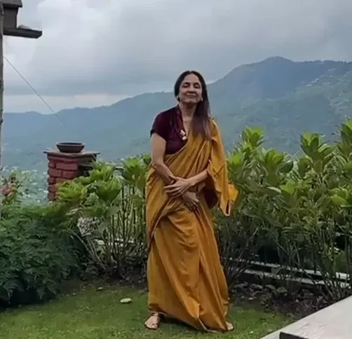 Neena Gupta finds 'sukoon' in the hills, shares serene mountain escape