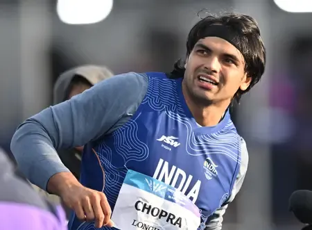 नीरज चोपड़ा ने एशियन गेम्स 2026 के लिए टीम इंडिया को दी शुभकामनाएं, टखने की चोट से बाहर