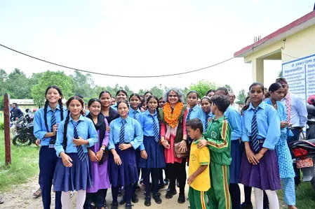 India funds Nepal school building in Banke district, 8th HICDP there