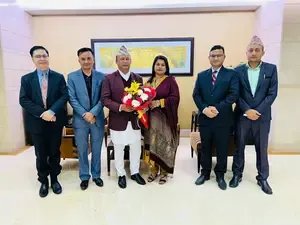 Nepal Energy Minister arrives in New Delhi for 'India Energy Week-2025'