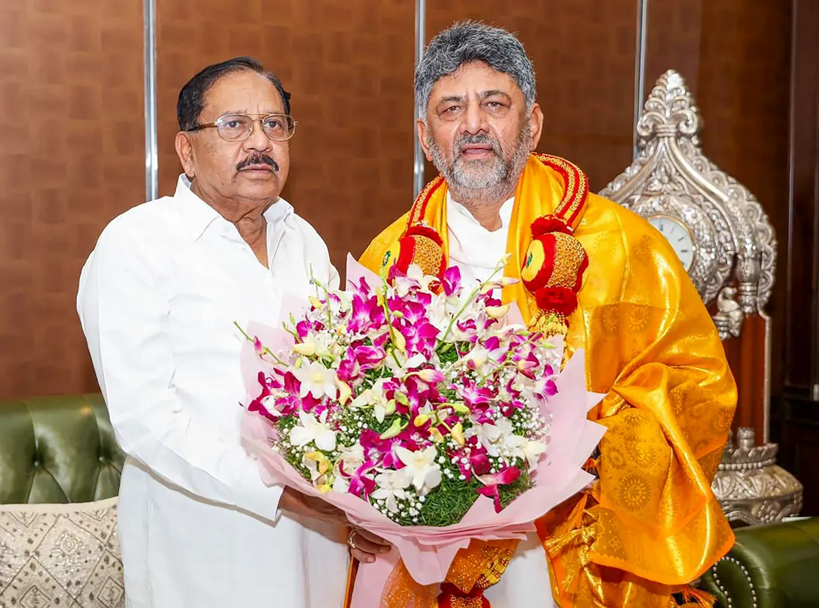 Shivakumar to take oath as Karnataka CM with 13 ministers; Parameshwara Deputy CM