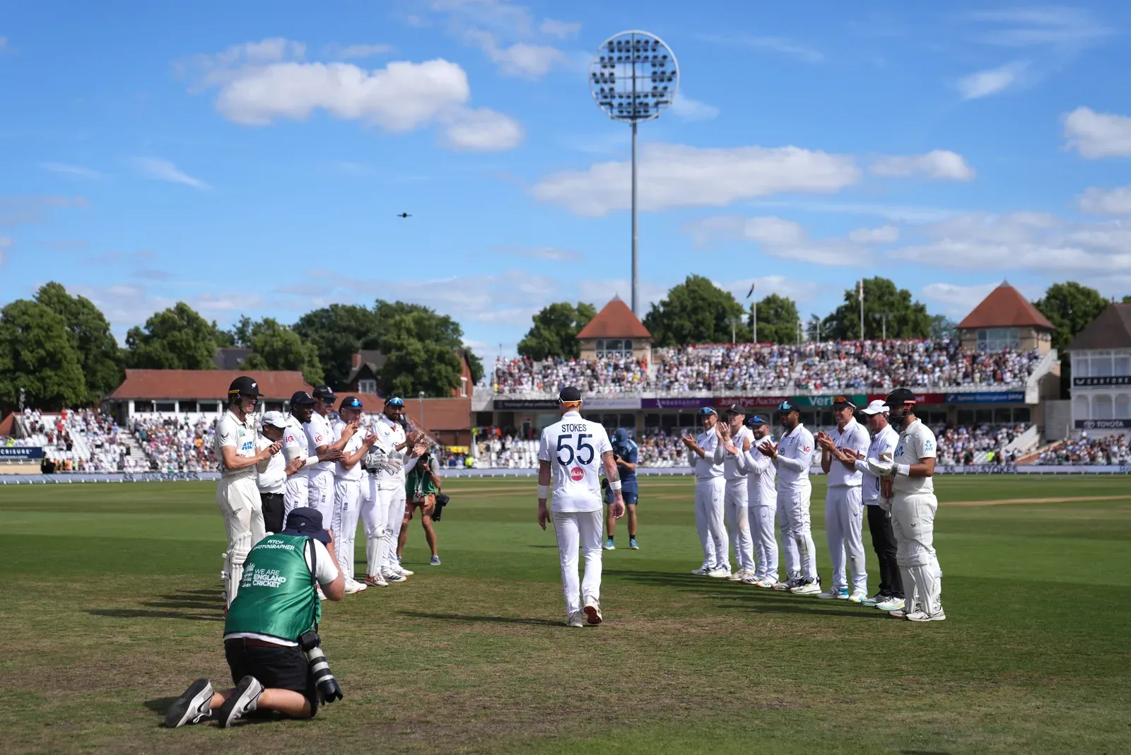 Ben Stokes retirement: NZ join England in guard of honour at Trent Bridge