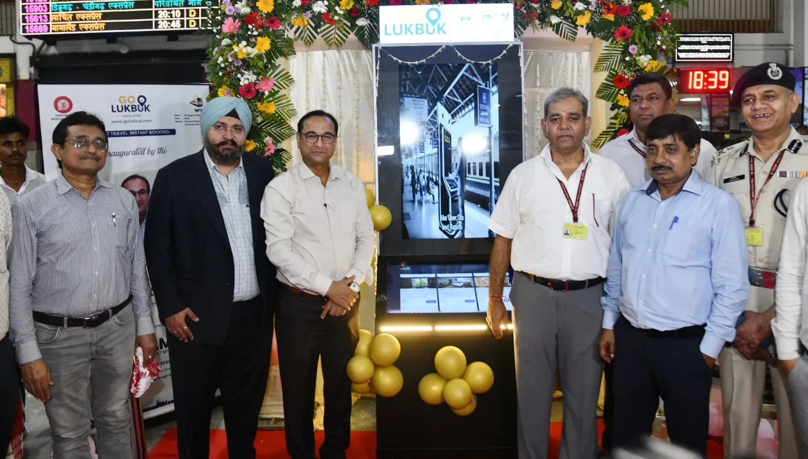 NFR launches GoLukBuk kiosk network at Guwahati Railway Station