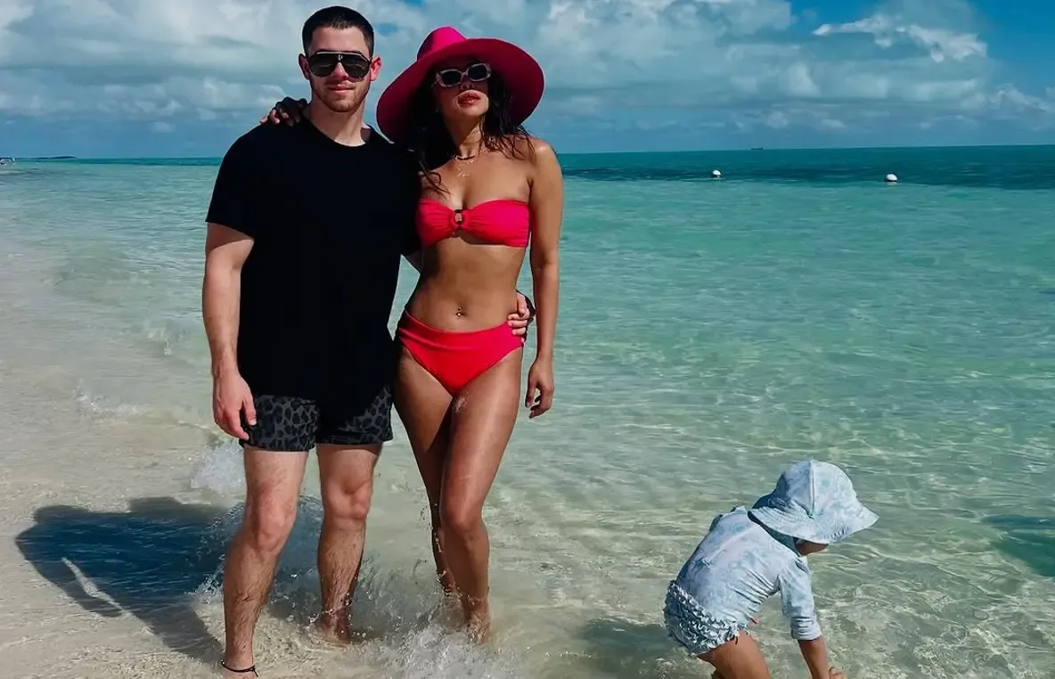 Nick Jonas Welcomes 2025 with Priyanka and Daughter Malti in Turks and Caicos
