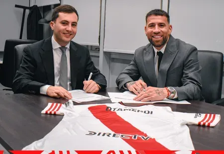 Nicolas Otamendi signs for River Plate on free transfer until Dec 2027