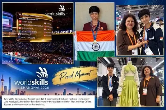 NIFT students win 2 Silver Medals at WorldSkills Shanghai 2026