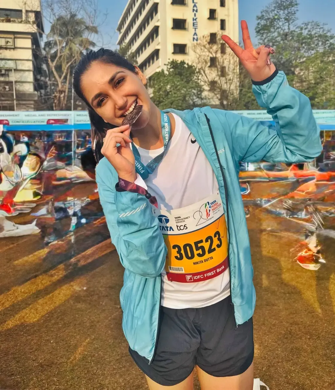 Nikita Dutta Achieves Fitness Milestone at Mumbai Marathon