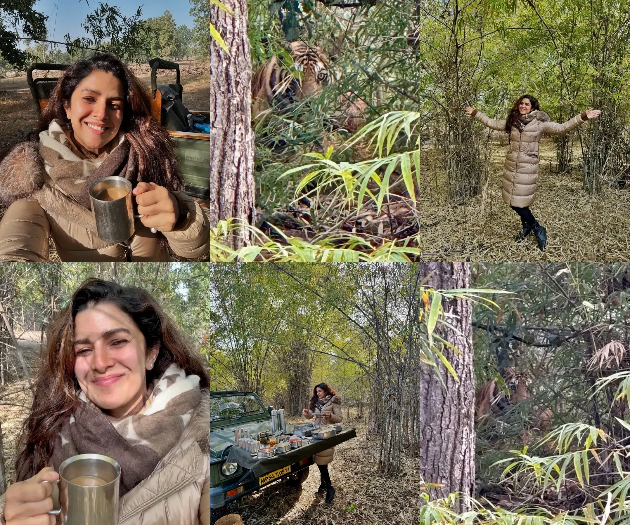 Nimrat Kaur Rings in 2025 with Breakfast Amidst Tigers