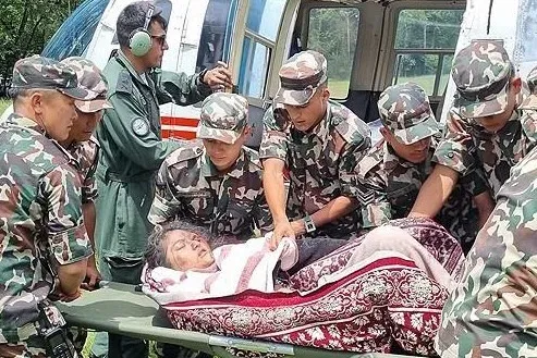 Nepal floods: 9 of 10 stranded South Koreans airlifted to safety, 9 still missing