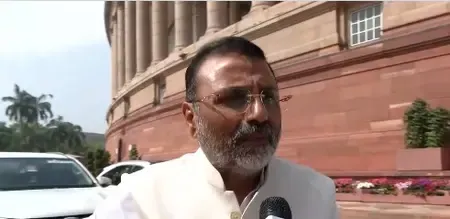 Nishikant Dubey Raises Concerns Over Congress-China Relations in Parliament