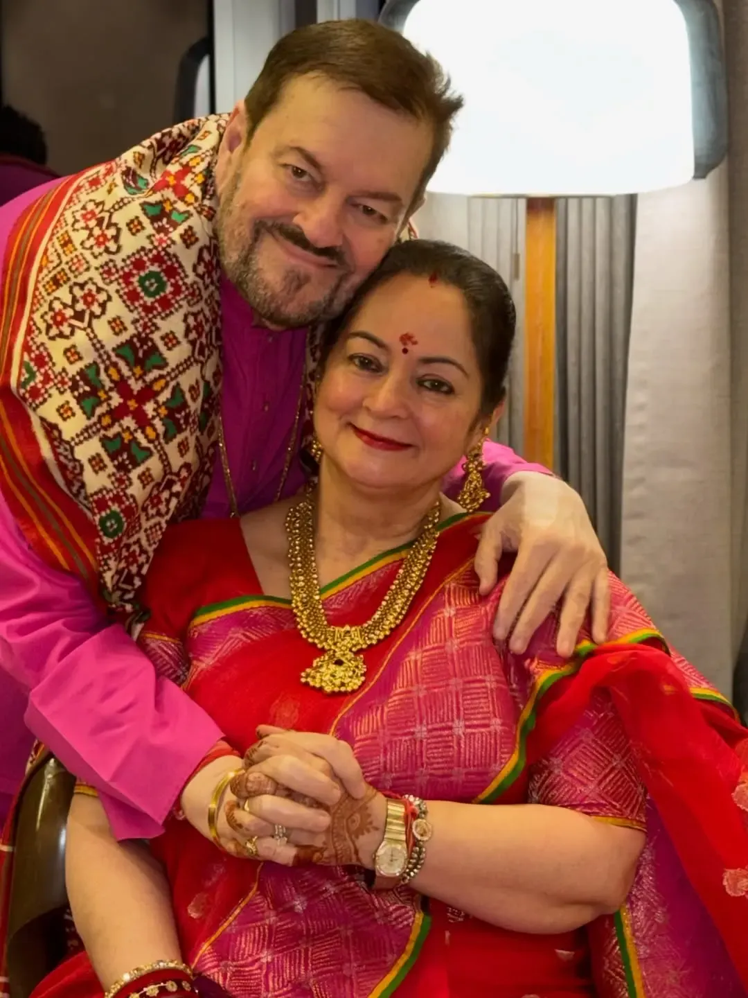 How Did Nitin Mukesh Celebrate 47 Years of Marriage?